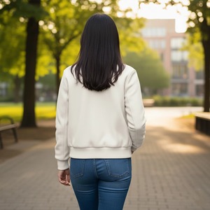 Chaquetas Varsity de Alta Calidad OEM para Mujer, Chaqueta con Logotipo Personalizado y Parches Bordados para Mujer al Mejor Precio - Product Image 5