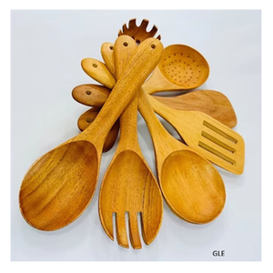 Cuchara de Madera, Utensilio Culinario Diseñado para un Movimiento Eficiente de los Ingredientes y una Coordinación Organizada de las Comidas - Product Image 6