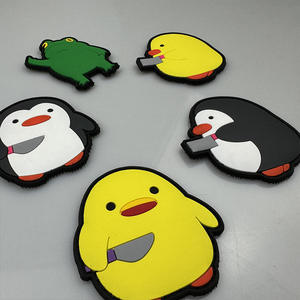 Custom Eco Friendly PVC Safari <b>Animal</b> Patch Soft Rubber Iron On Cartoon Badge for Clothing Hats Bags Backpack DIY Decorative - Product Image 3