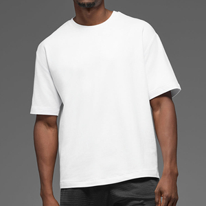 T-shirt pour homme surdimensionné 100% coton, imprimé sur mesure, streetwear, coupe ample, décontracté, tendance - Product Image 1