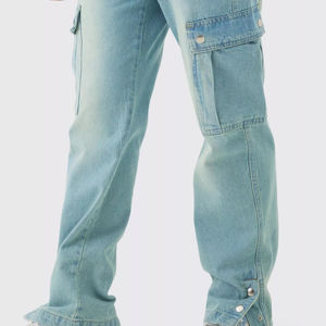 Pantalones Vaqueros para Hombre de la Mejor Calidad, Último Diseño, 100% Algodón, Venta al por Mayor, Color, Talla y Estilo Personalizables - Product Image 4