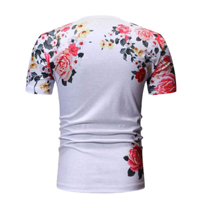 เสื้อพิมพ์ลายแบบซับลิเมชั่นตามสั่ง |   เสื้อยืดคอกลมเนื้อนุ่มน้ำหนักเบา 180 กรัม แบบถักลายเรียบง่าย แห้งเร็ว ระบายอากาศได้ดี - Product Image 6