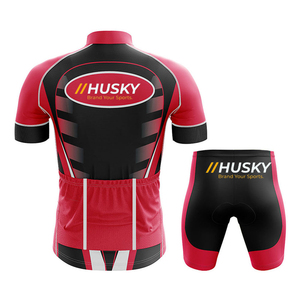 Jersey de Ciclismo Personalizado Azul de Manga Corta, Ecológico, 100% Poliéster, Unisex, Alta Elasticidad, Logotipo Frontal - Product Image 4