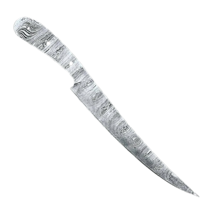 Cuchillo de Filetear de Acero de Damasco Forjado a Mano de 12 Pulgadas |   Cuchillo de Caza Personalizado con Hoja Lisa, 100% de Alta Calidad - Product Image 2