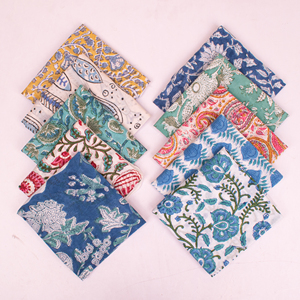 Pañuelo Cuadrado de Algodón Voile Premium Sanganeri Boho, Ligero, No Tejido, Ecológico, Transpirable, para Cabello y Cuello, para Todas las Estaciones - Product Image 2