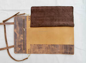 Estuche de Cuero de Lujo para Cuchillos de Chef con Logotipo Personalizado, Protección a Prueba de Olores, Almacenamiento Profesional para Utensilios de Cocina LSKR-0068 - Product Image 6