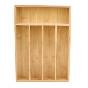 Organisateur de tiroir de cuisine rectangulaire en métal, 4 à 7 compartiments, multifonction, pour couverts, écologique - Product Image 2