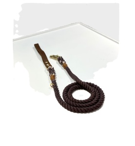 Dog Accessory Durable Supplies Accessory Customized Colored Cotton Rope Handmade Dog <b>Leash</b> <b>Pet</b> <b>Leash</b> - Product Image 1