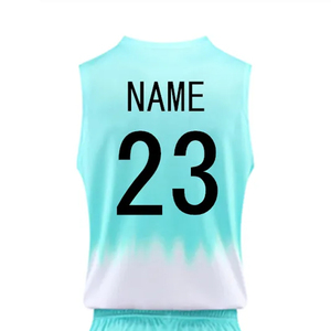 Camisetas de Baloncesto sin Mangas Antibacterianas de Secado Rápido, Uniformes de Equipo Estampados de Talla Grande, Uniformes Personalizados de Verano de Alta Calidad y Ligeros - Product Image 6