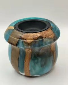 Juego de quemador de incienso Bakhoor de madera de lujo con bandeja, soporte de incienso Oud de metal, Mabkhara moderna para decoración del hogar islámico y regalo de Ramadán - Product Image 3