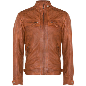2026 Top Selling <b>Men's</b> Genuine Cowhide <b>Leather</b> <b>Jacket</b> High Quality Customizable XL PU Fabric Hooded <b>jacket</b> for <b>men</b> - Product Image 1