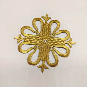 Nouvelle Broderie Dorée de Haute Qualité, Badge Croix d'Église Fait Main, Patch Brodé en Forme de Croix, Décoration Religieuse à Coudre sur Vêtement, Conception Personnalisée - Product Image 2
