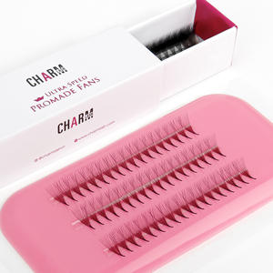 CharmLash Bandejas de Pestañas de Visón al por Mayor, Extensiones de Pestañas Premade Fans, Suministros para Extensiones de Pestañas, Volumen Ultra-rápido y sin Esfuerzo, Esponjosas - Product Image 1