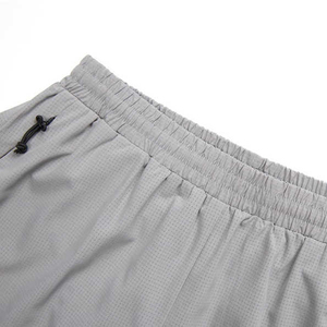 Stretch mens gym shorts with moisture control quick dry polyester fabric and adjustable waistband oem factory supply - Product Image 4