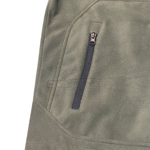 Veste de chasse pour homme, verte et orange, softshell, polaire, double face, veste d'hiver, fournisseur, vestes d'extérieur personnalisées et isolées - Product Image 5