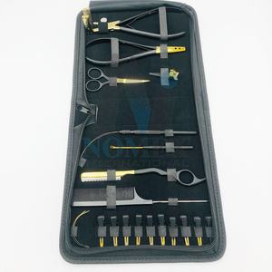 Kit de Extensiones de Cabello Micro Link Negro Dorado Nomex International, Logotipo Privado, Alicates de Acero Inoxidable de Grado Quirúrgico - Product Image 6