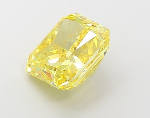 Diamant Jaune Vif Fantaisie Taille Radiant 7,04 Carats Pureté VS1 Polissage EX CVD Cultivé en Laboratoire Pierre Précieuse Libre Taille Spectaculaire Bijoux Jaunes - Product Image 2
