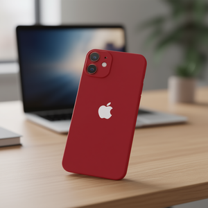 Coque arrière rouge de remplacement pour iPhone 12 d'Apple, pièces détachées pour étuis de téléphone portable - Product Image 3