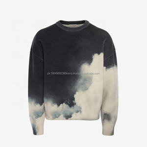 เสื้อสเวตเชิ้ตคอกลม DEC Oem แบบเรียบง่าย สไตล์สตรีทแวร์ ผ้าฝ้ายแท้ พิมพ์ลายเมฆตามสั่ง พร้อมโลโก้ เสื้อสเวตเชิ้ตคอกลมแบบยูนิเซ็กซ์ - Product Image 4