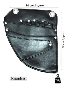 Estuche de Cuero de Alta Calidad para Instrumentos de Belleza, Bolsa con Clip para Cinturón, Estuche de Exhibición para Tijeras, Funda de Cuero para Tijeras de Peluquería - Product Image 6
