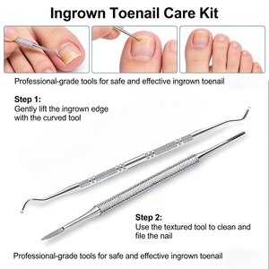 Ingrown Toenail Removal <b>File</b> Lifter Tool for Foot Care and Nail Cleaning Nail Care Tools Set with Cylinder <b>Box</b> - Product Image 5