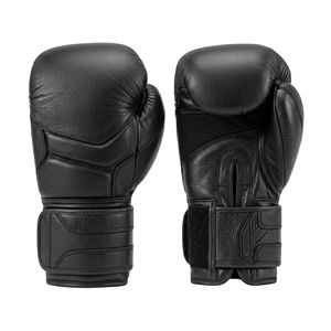 Wholesale <b>Foam</b> <b>Padding</b> Black Orange Boxing Gloves Contrast Piping Leather High Impact Water Proof Protective Gear For Kickboxing - Product Image 5