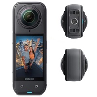 Caméra d'action professionnelle Insta X5 8K 60FPS 360° avec capteur d'image CMOS étanche pour l'enregistrement sportif et moto