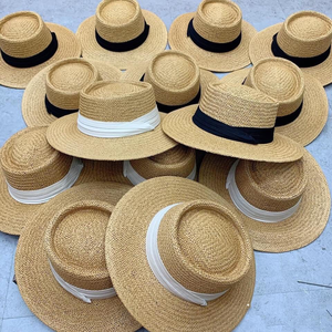 High Fashion Outdoor Travel Beach Sun <b>Hat</b>-Adult Unisex Rattan and <b>Straw</b> Wide-brim <b>Hat</b> - Handicraft Handmade - Product Image 5