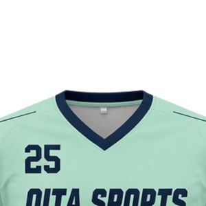 Unisex Mint <b>Green</b> Lacrosse Jersey Polyester Athletic Fit Sports Uniform Team Match Wear Performance Clothing - Product Image 3
