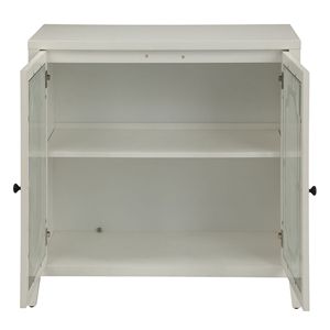 White 2-Door <b>Console</b> <b>Table</b> - Product Image 4