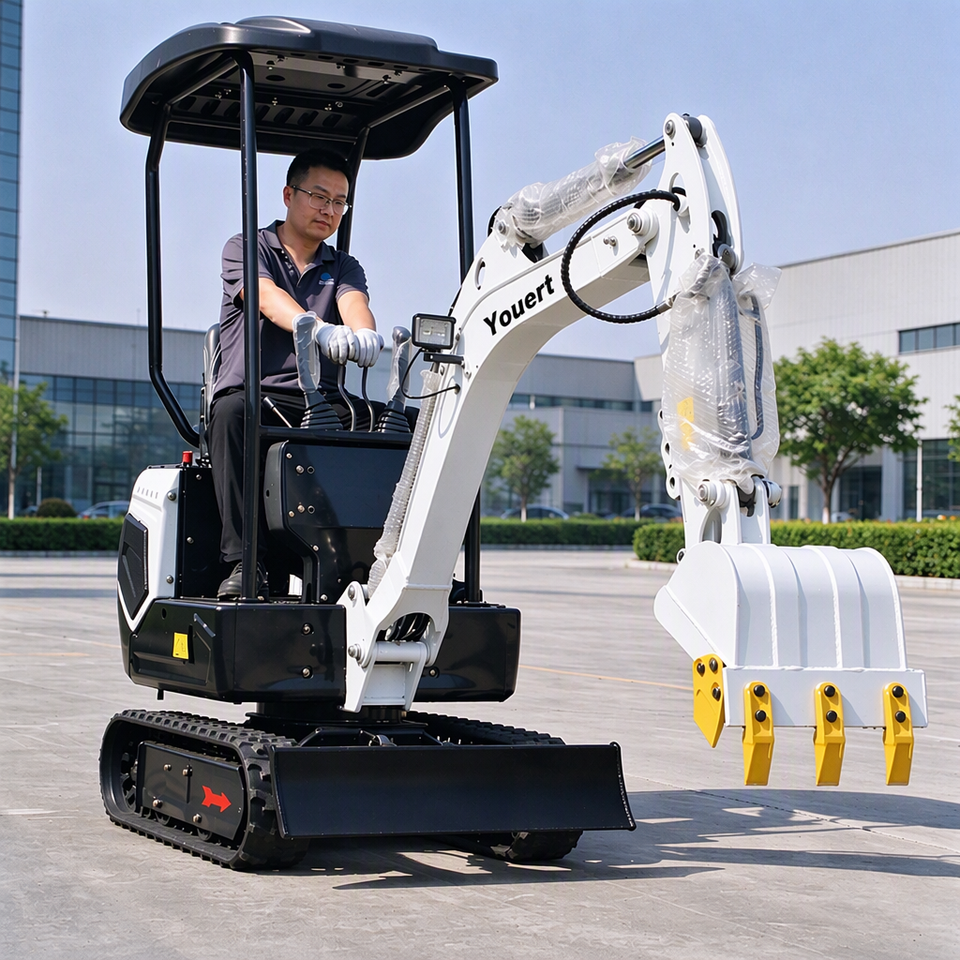 Moving Style Custom Boxes 1.2 Ton Mini Excavator 1.5 Ton 2 Ton Crawler EPA CE Digger Small ...