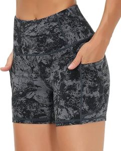 Ropa de Verano para Mujer, Shorts Deportivos de Cintura Alta con Logotipo Personalizado, Elásticos, de Secado Rápido, de Spandex/Poliéster - Product Image 3
