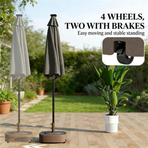 Support de parasol de jardin extérieur haut de gamme pour parasols et bases de terrasse - Product Image 2