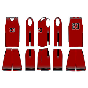Unisexe # Maillot de basket universitaire 5 Acuff Jr. brodé, 100 % polyester, antibactérien, col en V, sans manches, coupe classique, à sequins - Product Image 1
