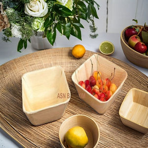 Disposable Biodegradable Areca Palm Leaf Dinnerware Plates Eco-Friendly 3-12 Inch Sustainable Compostable Food <b>Serving</b> <b>Set</b> - Product Image 1