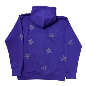 เสื้อฮู้ดผู้ชายสีเบจ ทรงปกติ ผ้าฝ้ายฟลีซ 100% มีกระเป๋าหน้า สไตล์วินเทอร์ แนวอาร์แวน์ทการ์ด ลวดลายดิจิทัล - Product Image 3