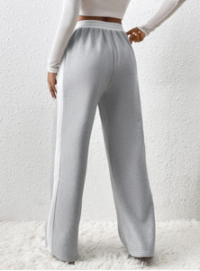Pantalon de survêtement décontracté pour femme grande taille, taille mi-haute élastique, en coton/polyester respirant et écologique, idéal pour l'hiver et le sport - Product Image 6