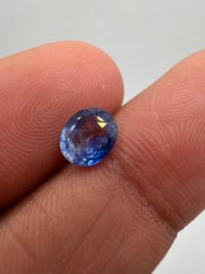 Zafiro Azul Natural, Gema Suelta, Corte Ovalado, 1.60 Quilates, de Ceilán, BLUE FIRE, para la Elaboración de Joyas Personalizadas, Zehra Gems - Product Image 5