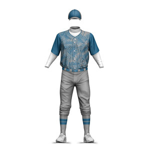 Camiseta de Béisbol de Manga Corta sin Estampado, Venta al por Mayor, Personalizable con Sublimación, Uniforme de Béisbol Juvenil - Product Image 2
