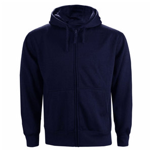 Sudadera con Capucha para Hombre, Color Sólido, Corte Regular, Tejido de Algodón, Informal, con Bolsillo Delantero, para Otoño - Product Image 2
