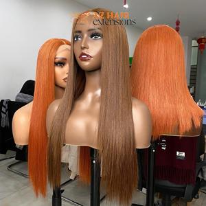 Brun Noir Bourgogne Vietnamien Vierge Extensions de Cheveux Perruque HD Dentelle Os Droite Cuticule Aligner Haute Qualité Matière Première - Product Image 1