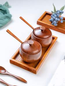 Plateau de service élégant en bois naturel fait main, durable et personnalisable pour la cuisine, la salle à manger, l'organisation des aliments, au meilleur prix - Product Image 3