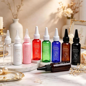 Unalilia JH11 50ml PET <b>Plastic</b> Cosmo Twist Top Applicator <b>Bottle</b>-Empty <b>Squeeze</b> Dispenser for Essential Oil Skincare Wholesale - Product Image 5