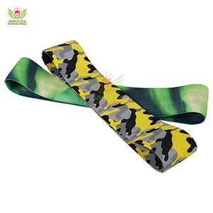 Ensemble de bandes de résistance pour l'entraînement des hanches des femmes, bande de résistance circulaire large antidérapante pour les fessiers, entraînement à domicile, polyester haute résistance - Product Image 5