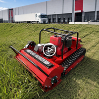 Mesin Pemotong Rumput Mini Robotik Bermesin Diesel 11HP Termurah di Dunia, Merk Global, dengan Roda Karet untuk Kebun dan Halaman