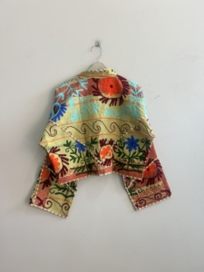 Assorted <b>Kantha</b> Reversible Short Length <b>Jacket</b> Women Handmade Embroidered Boho <b>Jacket</b> - Product Image 6