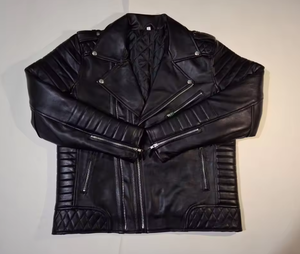 Veste en cuir vintage décontractée pour homme - Plusieurs couleurs disponibles, conception personnalisée OEM - Product Image 3