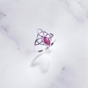 Anillos Finos de Plata de Ley 925 con Rubí, Joyería Clásica Ligera al por Mayor, Anillos de Compromiso al por Mayor - Product Image 2