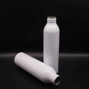 ขวดน้ำอลูมิเนียมบริสุทธิ์ 99.7% แบบขายส่ง ทันสมัย น้ำหนักเบา ใช้ซ้ำได้ รีไซเคิลได้ พิมพ์โลโก้ตามสั่ง สำหรับเครื่องดื่ม - Product Image 4