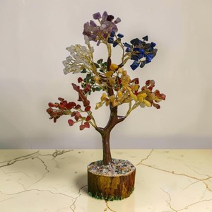 Árbol de Cristal de Siete Chakras al por Mayor con 300 Cuentas, Bonsái de Piedras Preciosas Curativas, Regalo Decorativo de Feng Shui - Product Image 4